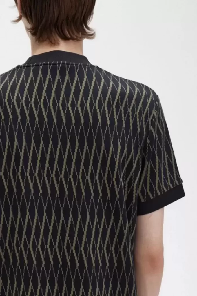 Argyle Jacquard Men’s T-Shirt Argyle Jacquard Men’s T-Shirt