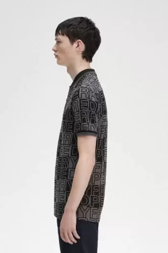 Block Graphic Men’s Polo Shirt