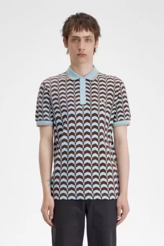 Bold Print Men’s Polo Shirt