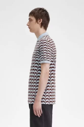 Bold Print Men’s Polo Shirt