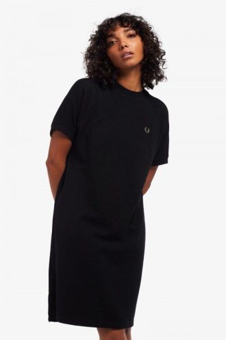 Boxy Piqué T-Shirt Dress