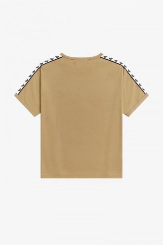 Boxy Taped Ringer T Shirts