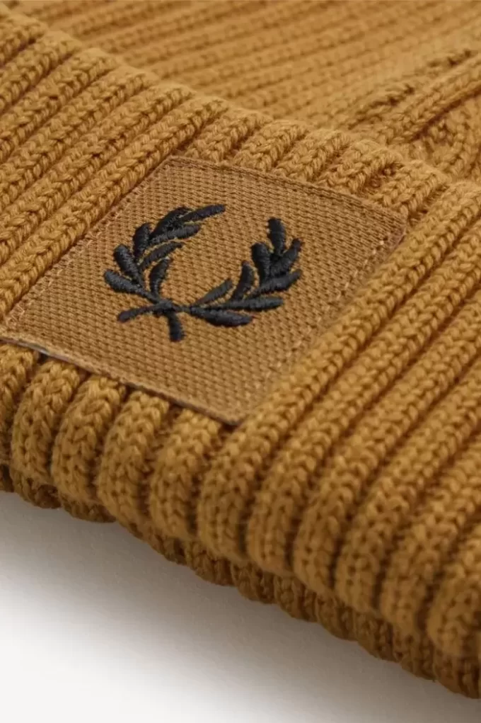 Branded Patch Ribbed Men’s Caps