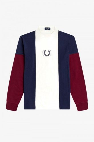 Central Stripe Long Sleeve T Shirts