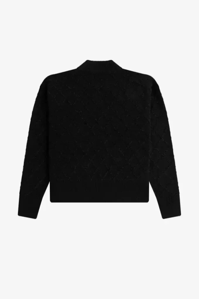 Chenille Grid Women’s Jumper