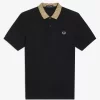 Chequerboard Collar Men’s Polo Shirt
