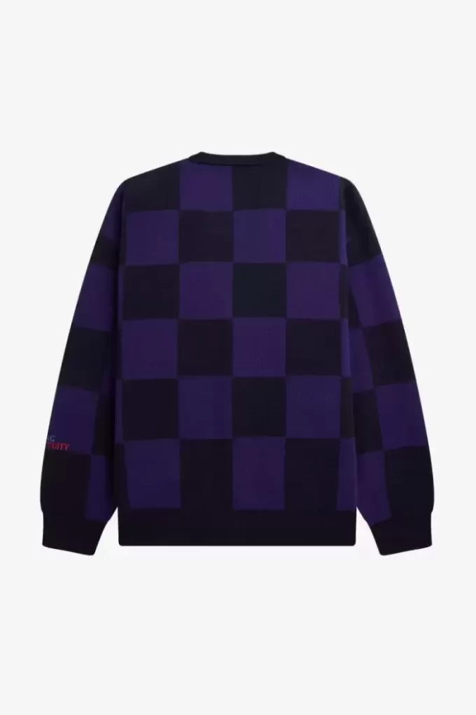 Chequerboard Men’s Cardigan