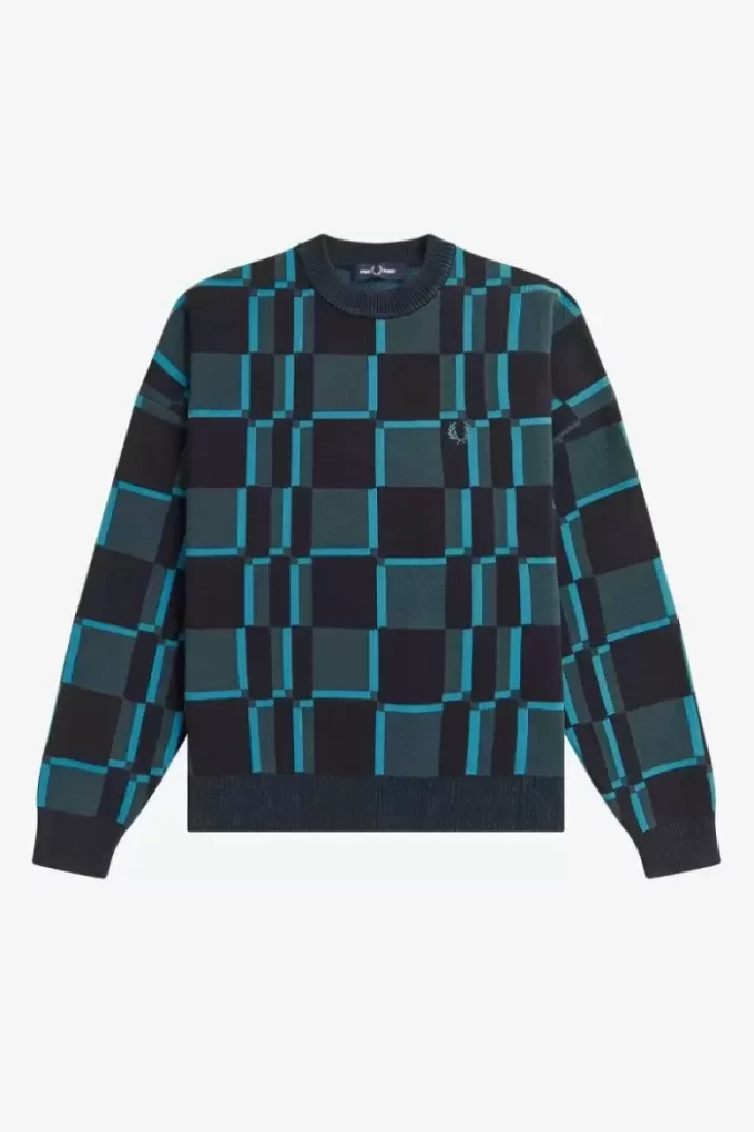 Chequerboard Women’s Jumper Chequerboard Women’s Jumper