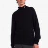 Chevron Textured Roll Neck Jumper Knitwear