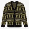Chunky Jacquard Cardigan Knitwear