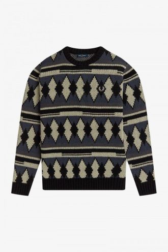 Chunky Jacquard Jumper Knitwear