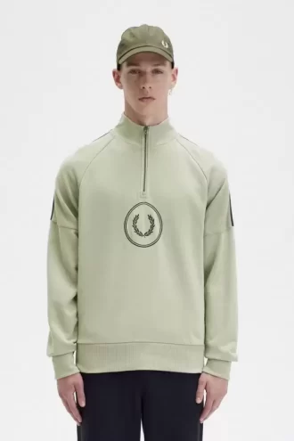 Circle Branding Half-Zip Men’s Sweatshirts
