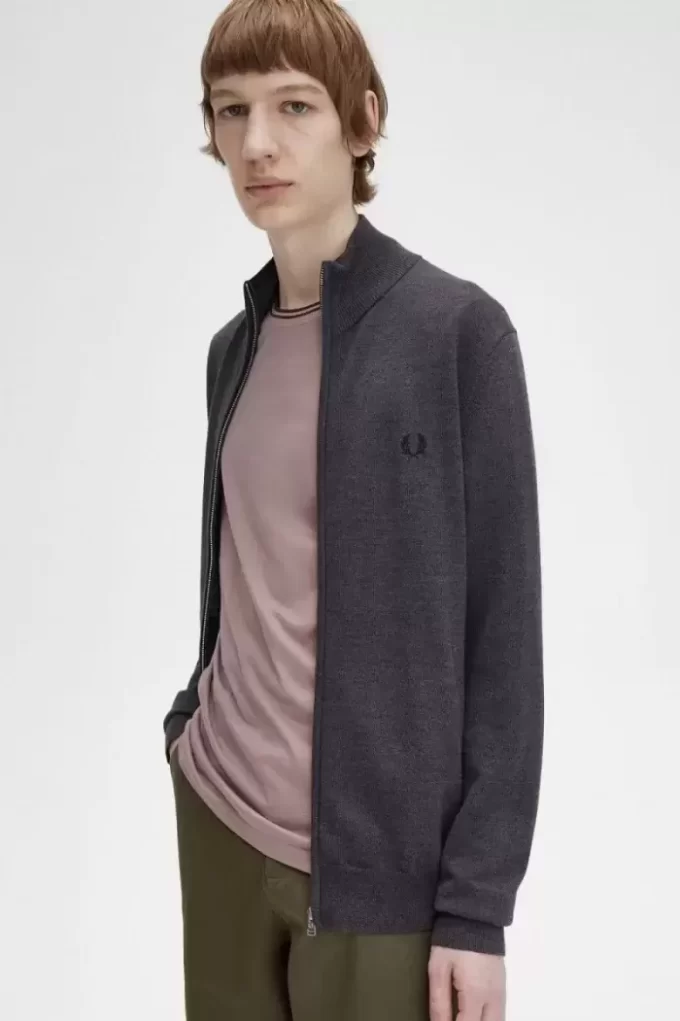 Classic Zip Through Men’s Cardigan