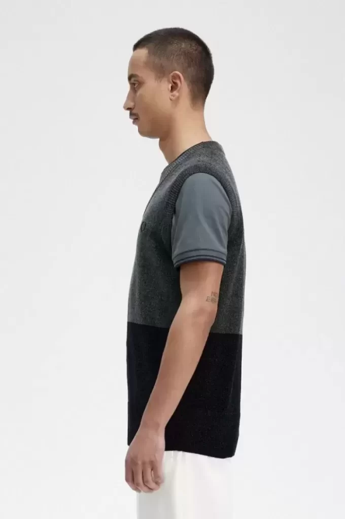 Colour Block Chenille Men’s Tanks