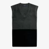 Colour Block Chenille Men’s Tanks