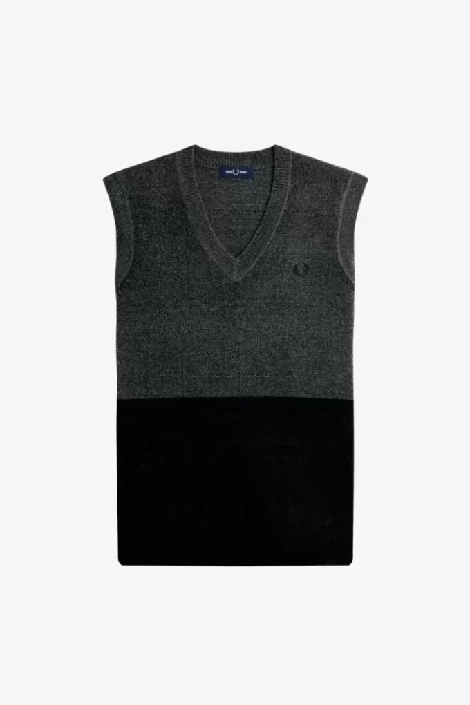 Colour Block Chenille Men’s Tanks
