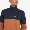 Colour Block Half Zip Sweatshirts