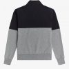 Colour Block Half Zip Sweatshirts