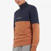 Colour Block Half Zip Sweatshirts