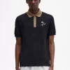 Contrast Collar Men’s Polo Shirt