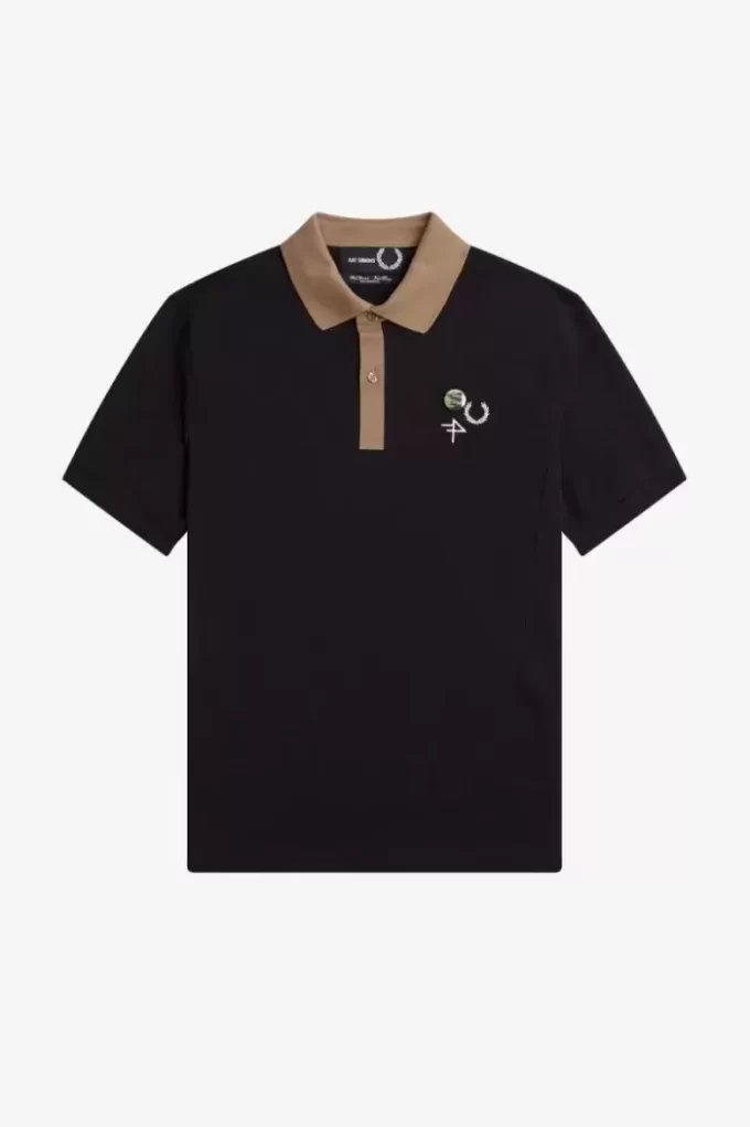 Contrast Collar Men’s Polo Shirt
