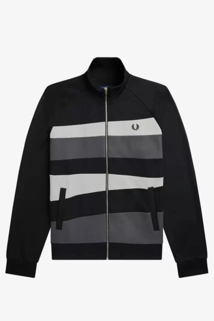 Contrast Panel Men’s Track Jackets