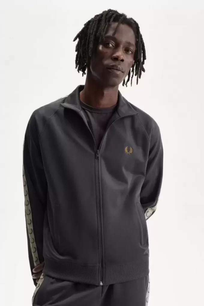 Contrast Tape Men’s Track Jackets