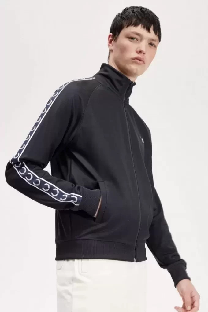 Contrast Tape Men’s Track Jackets