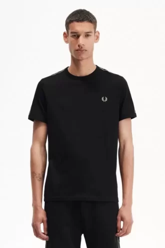 Contrast Tape Ringer Men’s T-Shirt