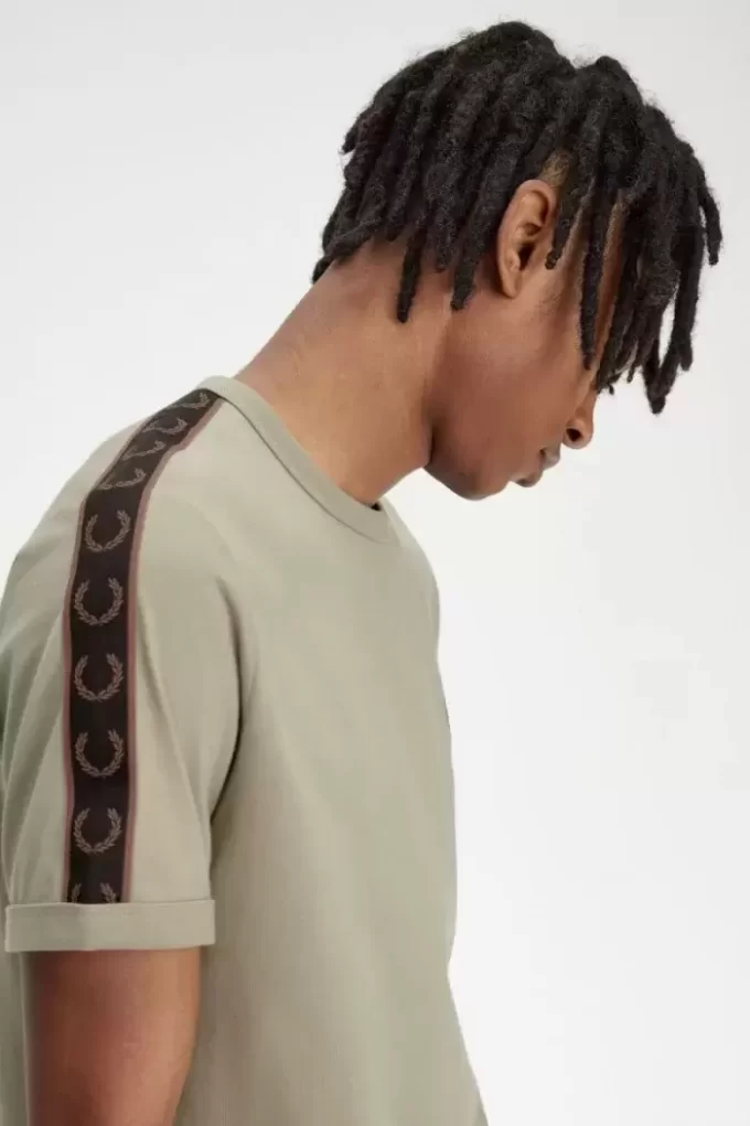 Contrast Tape Ringer Men’s T-Shirt