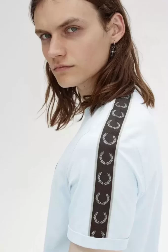 Contrast Tape Ringer Men’s T-Shirt