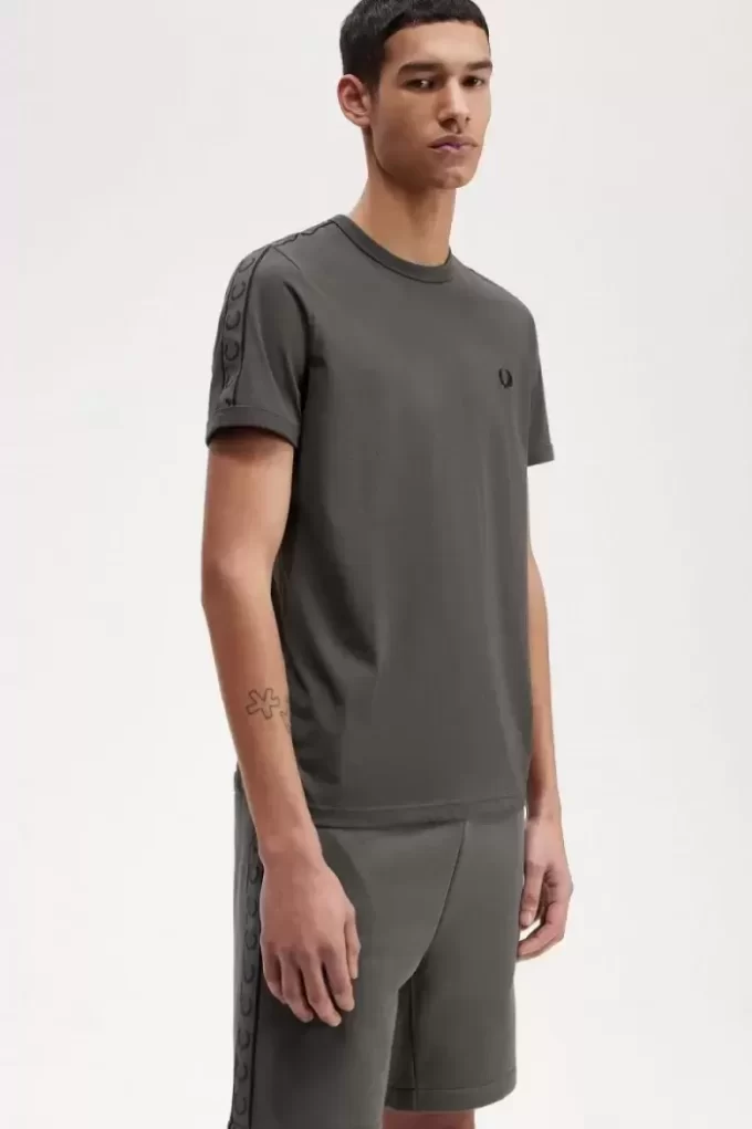 Contrast Tape Ringer Men’s T-Shirt