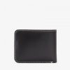 Contrast Trim Leather Billfold Bags