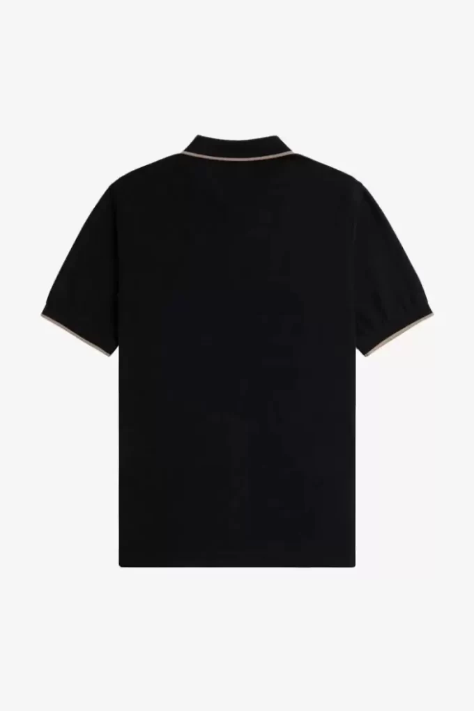 Crepe Pique Zip Neck Men’s Polo Shirt Crepe Pique Zip Neck Men’s Polo Shirt