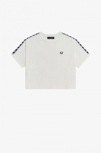 Cropped Taped Ringer T Shirts