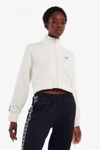 Cropped Taped Track Jackets