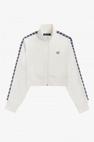 Cropped Taped Track Jackets
