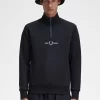 Embroidered Half Zip Men’s Sweatshirts