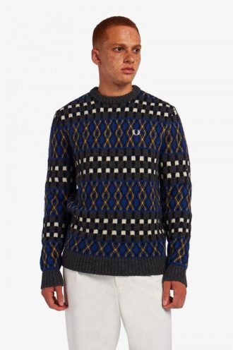 Fair Isle British Wool Jumper Knitwear