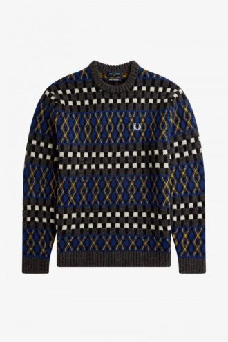 Fair Isle British Wool Jumper Knitwear