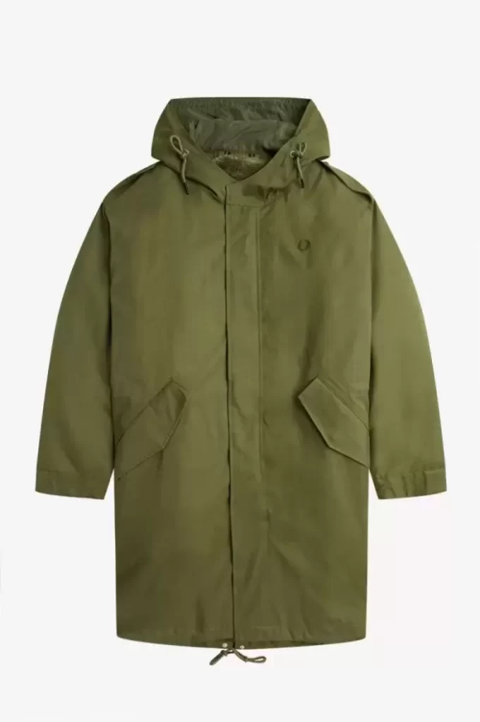 Faux Fur Lined Men’s Parka Parka