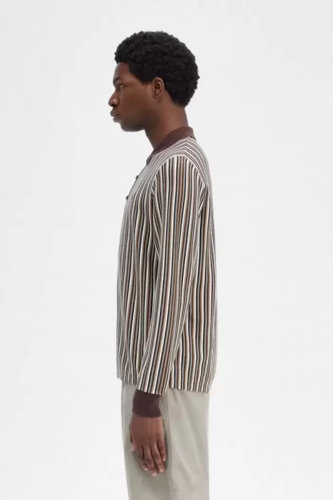 Fine Stripe Knitted Men’s Shirt