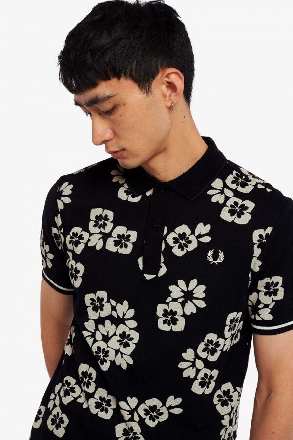 Floral Print Polo Shirts Floral Print Polo Shirts