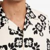 Floral Print Revere Collar Shirts