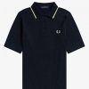 Fred Perry Ribbed Polo Shirts