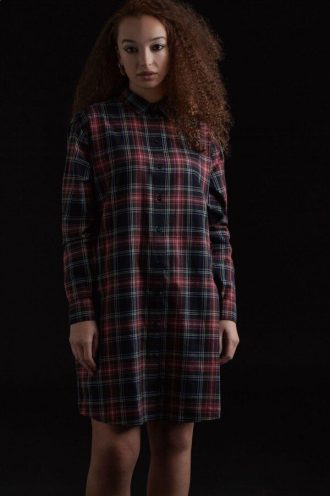 Fred Perry Tartan Shirt Dress