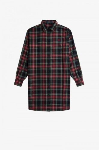 Fred Perry Tartan Shirt Dress