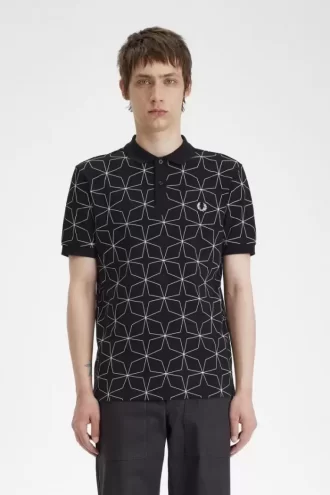 Geometric Men’s Polo Shirt
