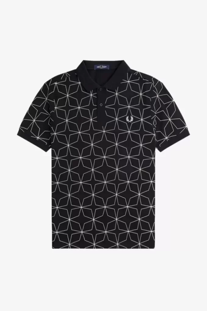 Geometric Men’s Polo Shirt