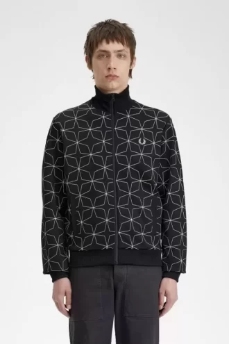 Geometric Print Men’s Track Jackets